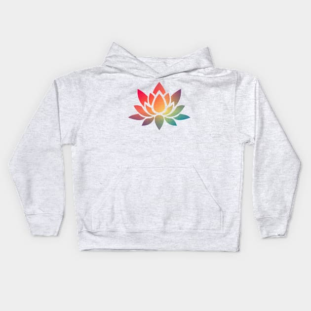 Lotus Flower Kids Hoodie by jhsells98